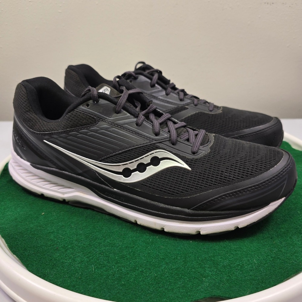 Saucony Echelon 8 Running Shoes Mens 14 Black White Formfit Cushion S20574-40 - Picture 4 of 12